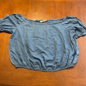Madewell Chambray Cropped Too - Sz XL